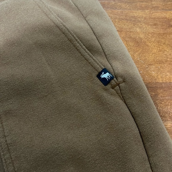 Abercrombie & Fitch Khaki Fleece Lined Pants - Picture 3 of 6
